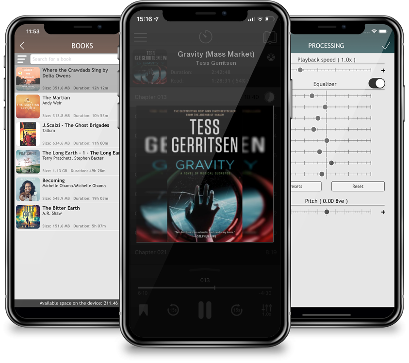 Audiobook Gravity (Mass Market) by Tess Gerritsen