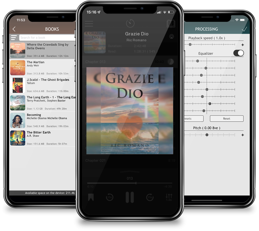 Audiobook Grazie Dio by Ric Romano