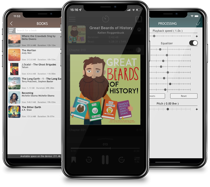 Audiobook Great Beards of History by Kellen Roggenbuck