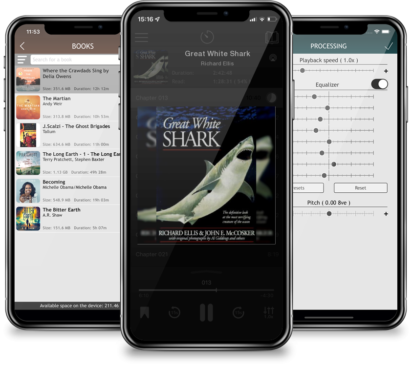 Audiobook Great White Shark by Richard Ellis