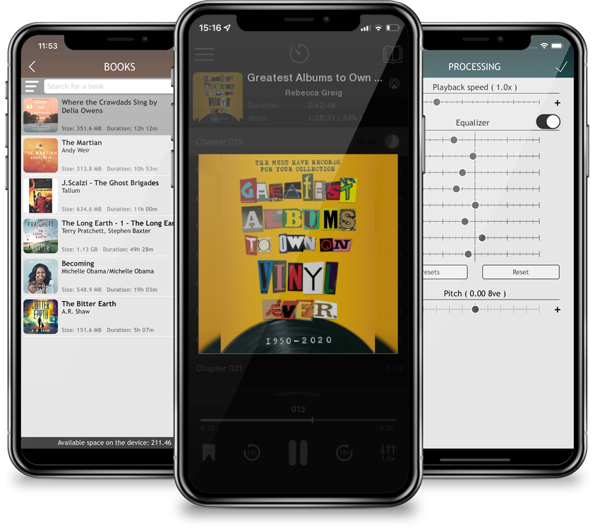 Audiobook Greatest Albums to Own on Vinyl Ever 1950 - 2020 by Rebecca Greig