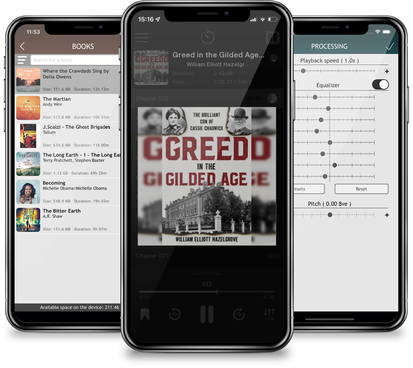 Audiobook Greed in the Gilded Age: The Brilliant Con of Cassie Chadwick by William Elliott Hazelgrove
