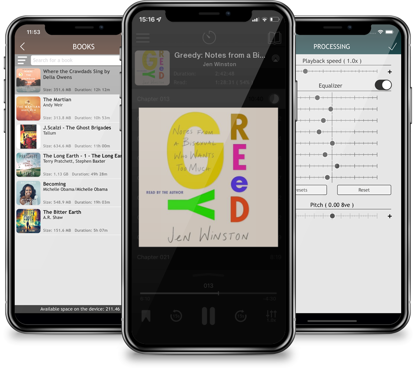 Audiobook Greedy: Notes from a Bisexual Who Wants Too Much: Notes from a Bisexual Who Wants Too Much (Compact Disc) by Jen Winston