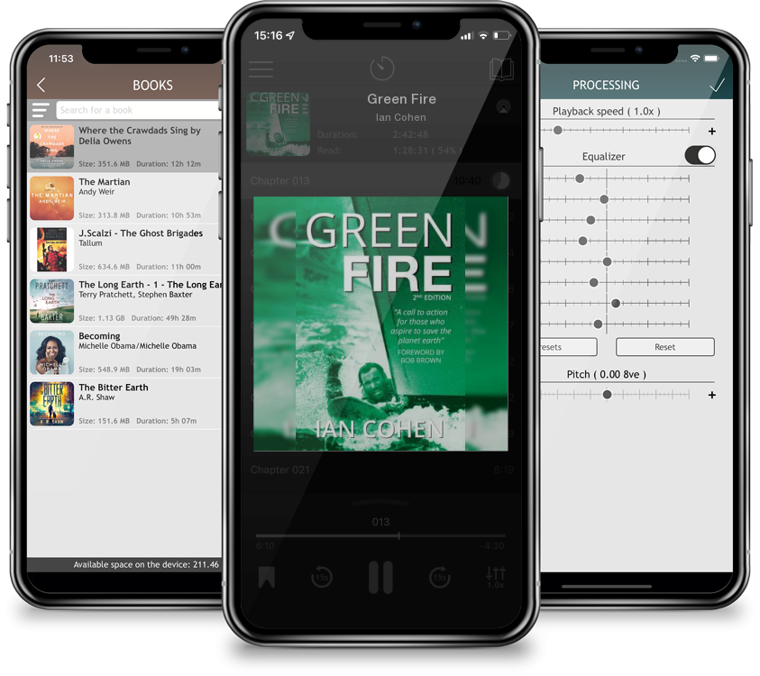 Audiobook Green Fire by Ian Cohen
