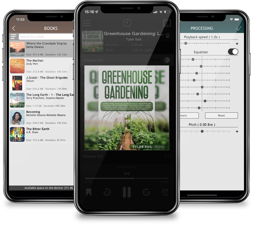 Audiobook Greenhouse Gardening: Learn How to Build Your Personal Greenhouse Garden Even if You Are a Beginner. Grow Herbs, Organic Fruit, and Tasty Ve by Tyler Soil