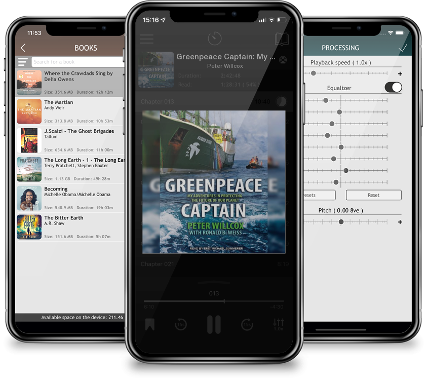 Audiobook Greenpeace Captain: My Adventures in Protecting the Future of Our Planet (MP3 CD) by Peter Willcox