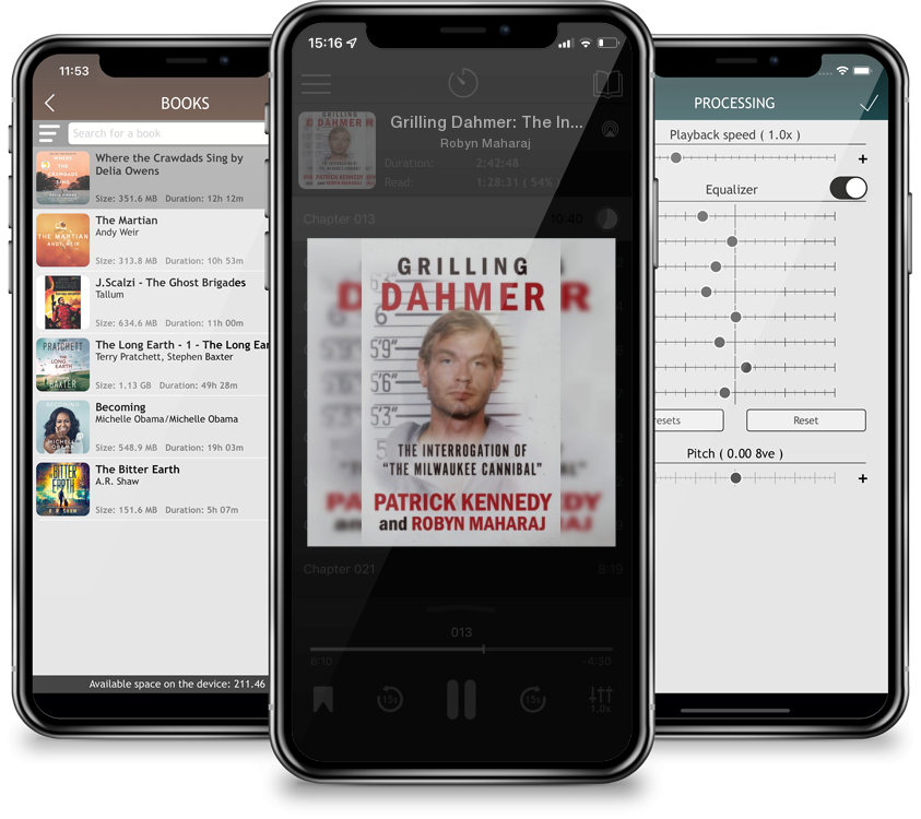 Audiobook Grilling Dahmer: The Interrogation Of The Milwaukee Cannibal by Robyn Maharaj
