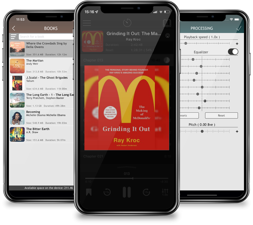 Audiobook Grinding It Out: The Making of McDonald\'s by Ray Kroc