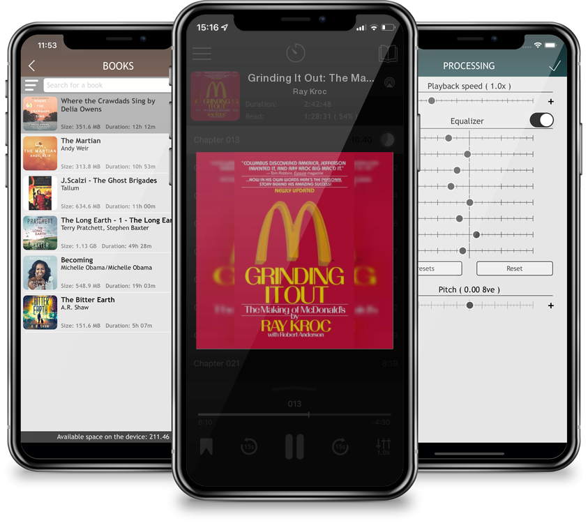 Audiobook Grinding It Out: The Making of McDonald\'s (Mass Market) by Ray Kroc