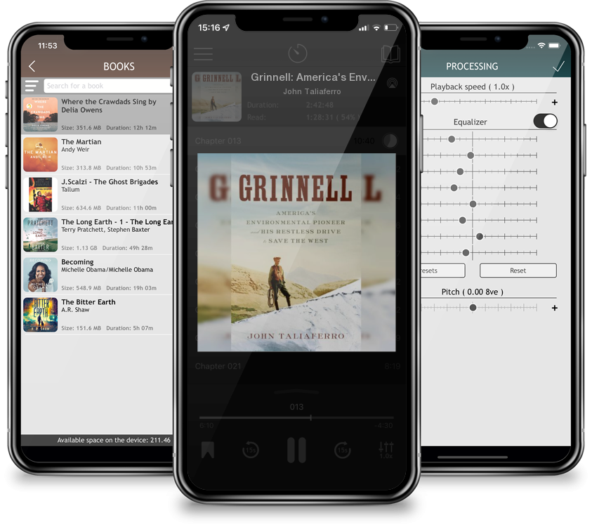 Audiobook Grinnell: America\'s Environmental Pioneer and His Restless Drive to Save the West by John Taliaferro