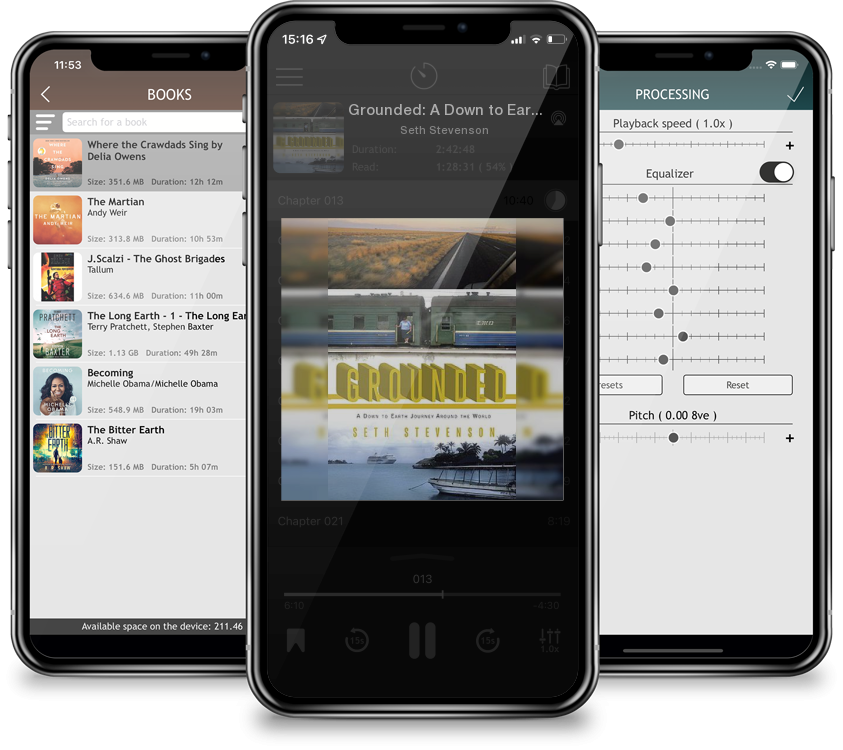 Audiobook Grounded: A Down to Earth Journey Around the World by Seth Stevenson