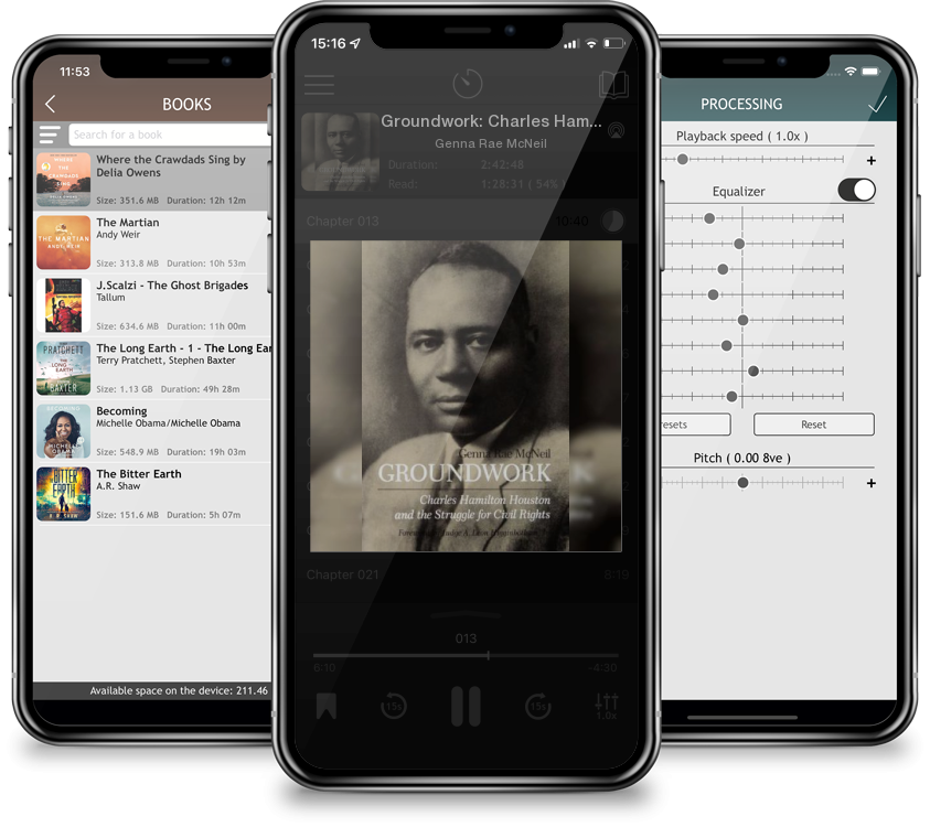 Audiobook Groundwork: Charles Hamilton Houston and the Struggle for Civil Rights by Genna Rae McNeil