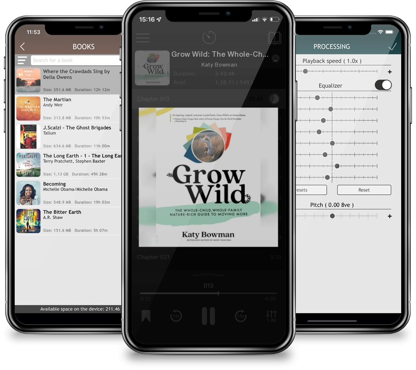 Audiobook Grow Wild: The Whole-Child, Whole-Family, Nature-Rich Guide to Moving More by Katy Bowman