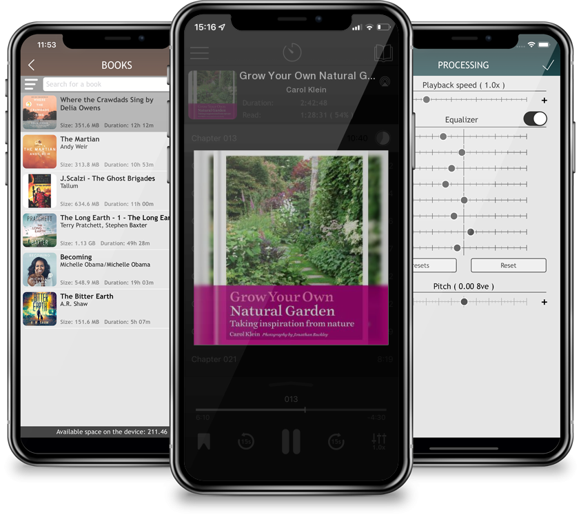 Audiobook Grow Your Own Natural Garden: Taking inspiration from nature by Carol Klein