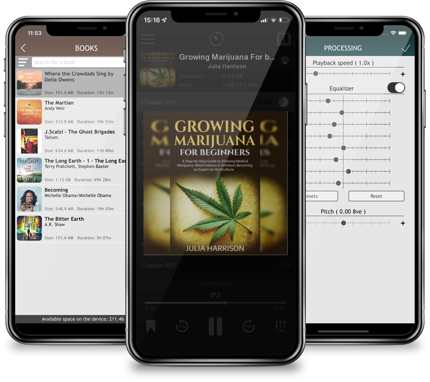 Audiobook Growing Marijuana For beginners by Julia Harrison