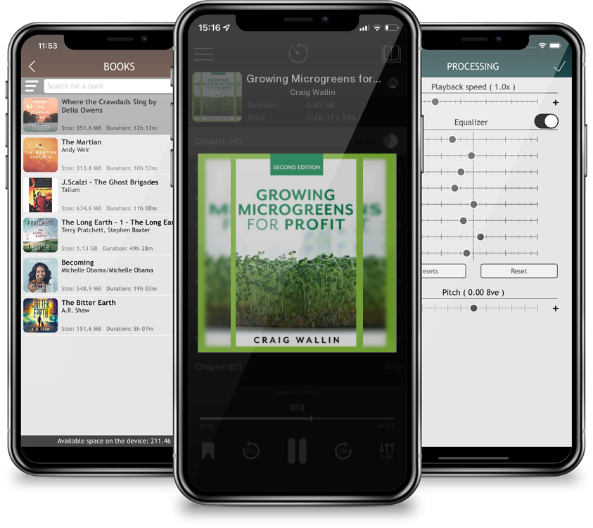 Audiobook Growing Microgreens for Profit by Craig Wallin