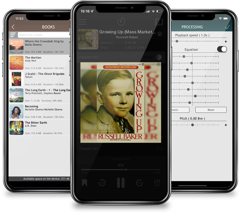 Audiobook Growing Up (Mass Market) by Russell Baker