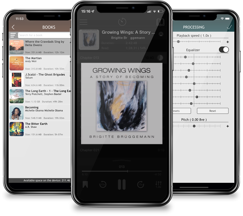 Audiobook Growing Wings: A Story of Becoming by Brigitte Brüggemann