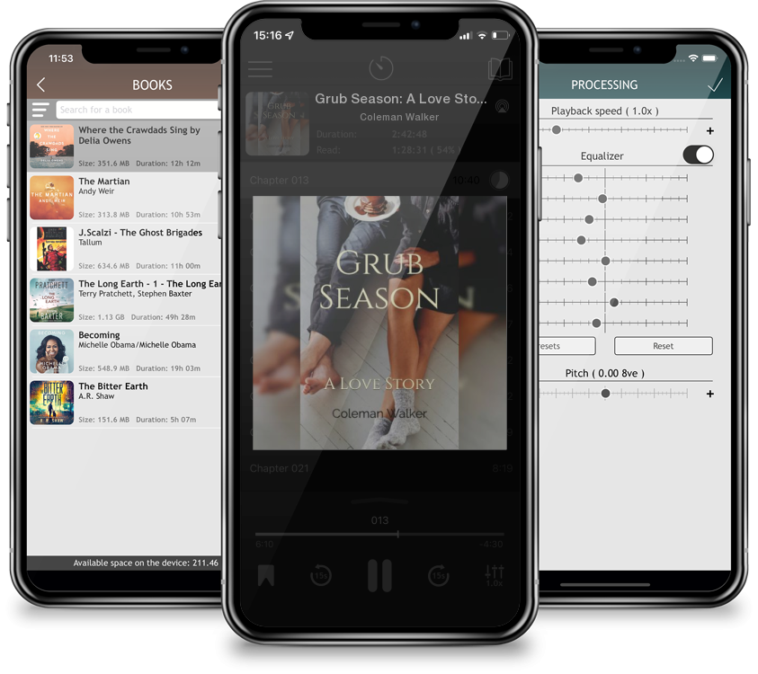 Audiobook Grub Season: A Love Story by Coleman Walker