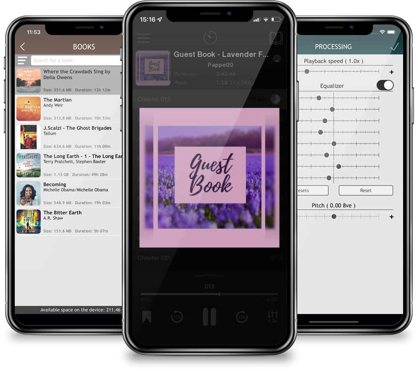 Audiobook Guest Book - Lavender Field by Pappel20