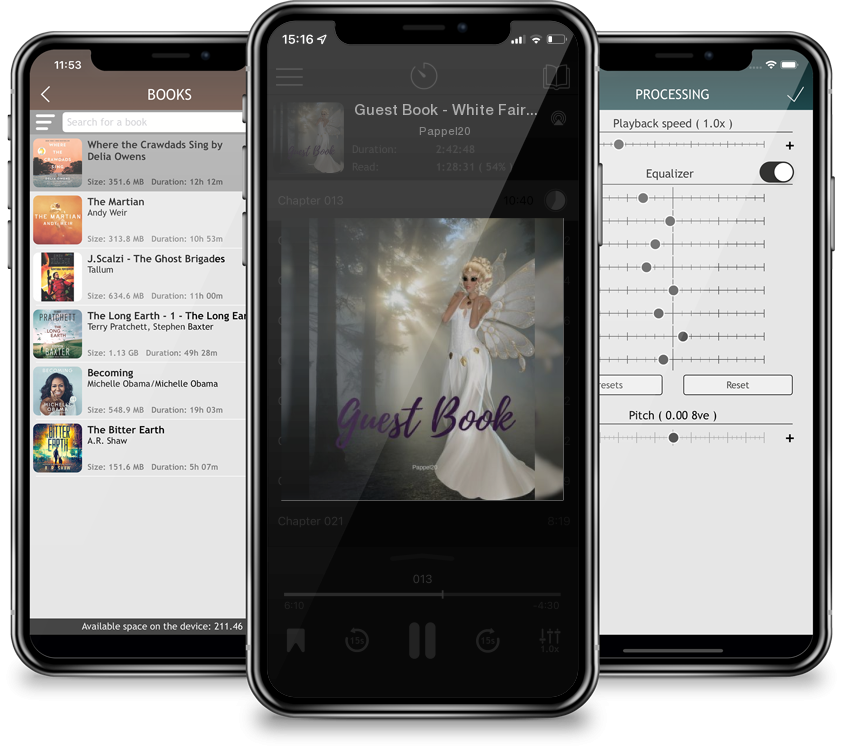 Listen Guest Book - White Fairy Themed for any occasions by Pappel20 in MP3 Audiobook Player for free
