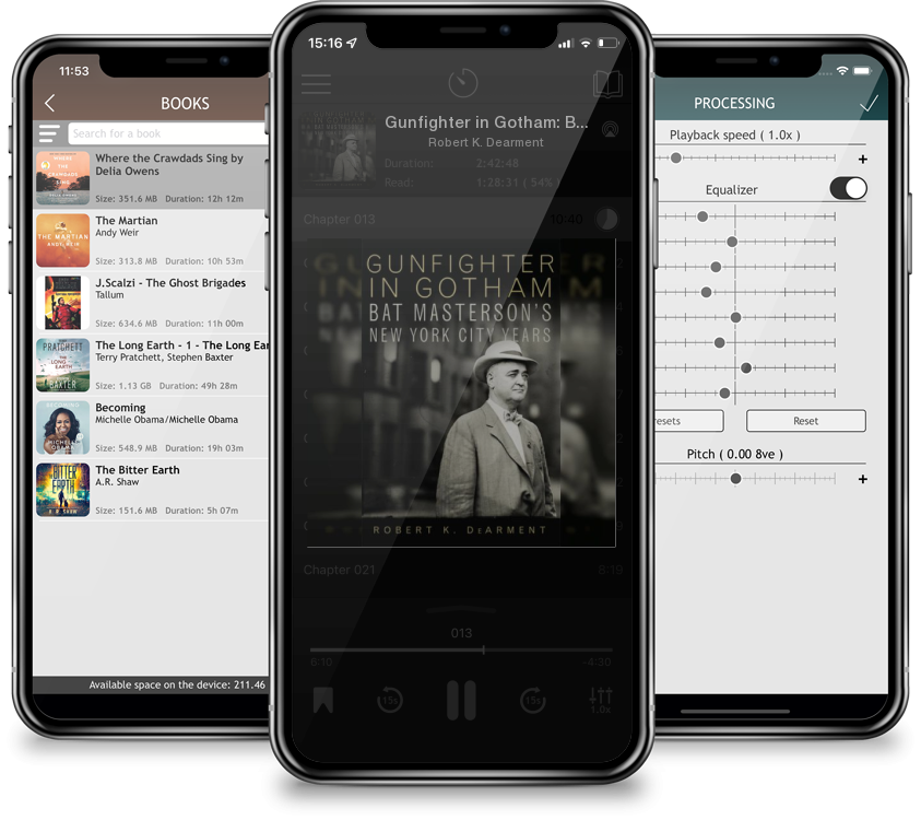 Audiobook Gunfighter in Gotham: Bat Masterson\'s New York City Years by Robert K. Dearment