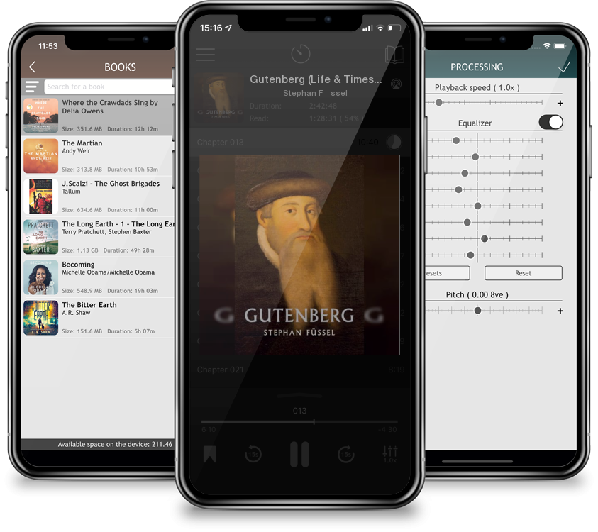 Audiobook Gutenberg (Life & Times) by Stephan Füssel