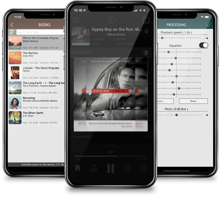 Audiobook Gypsy Boy on the Run: My Escape from a Life Among the Romany Gypsies by Mikey Walsh