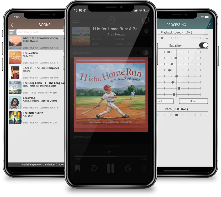 Audiobook H Is for Home Run: A Baseball Alphabet (Alphabet-Sports) by Brad Herzog