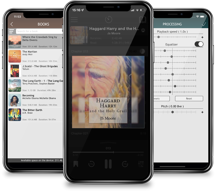 Audiobook Haggard Harry and the Holy Grail by Js Moore
