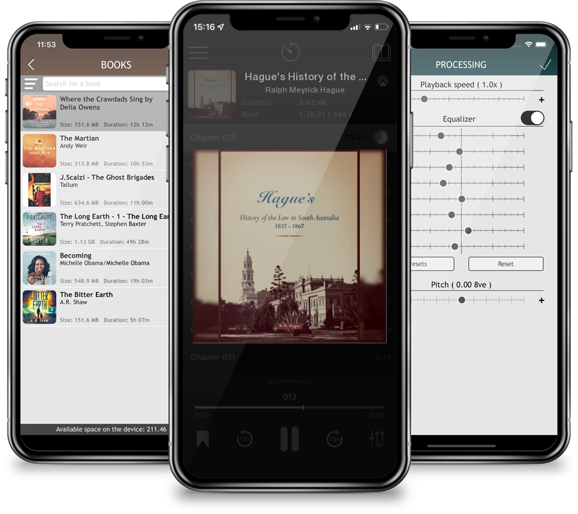 Audiobook Hague\'s History of the Law, 1837-1867 by Ralph Meyrick Hague