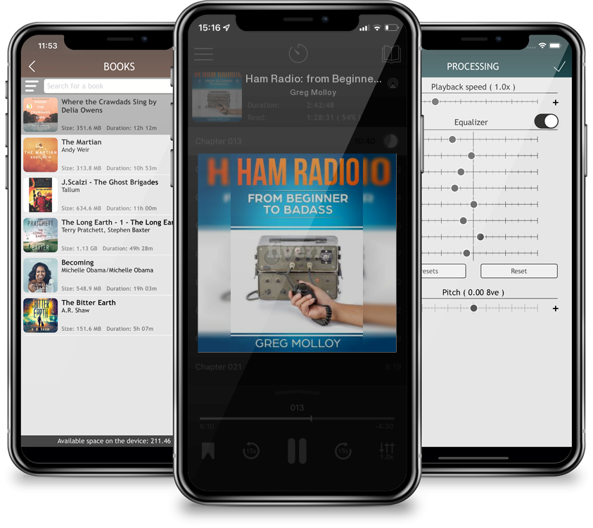Audiobook Ham Radio: from Beginner to Badass by Greg Molloy