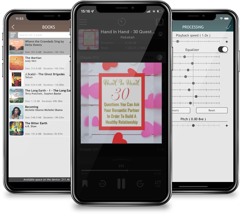 Audiobook Hand In Hand - 30 Questions You Can Ask Your Romantic Partner In Order To Build A Healthy Relationship by Rebekah