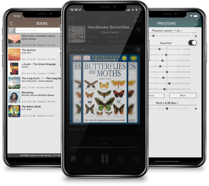 Audiobook Handbooks: Butterflies & Moths: The Clearest Recognition Guide Available (DK Smithsonian Handbook) by David Carter