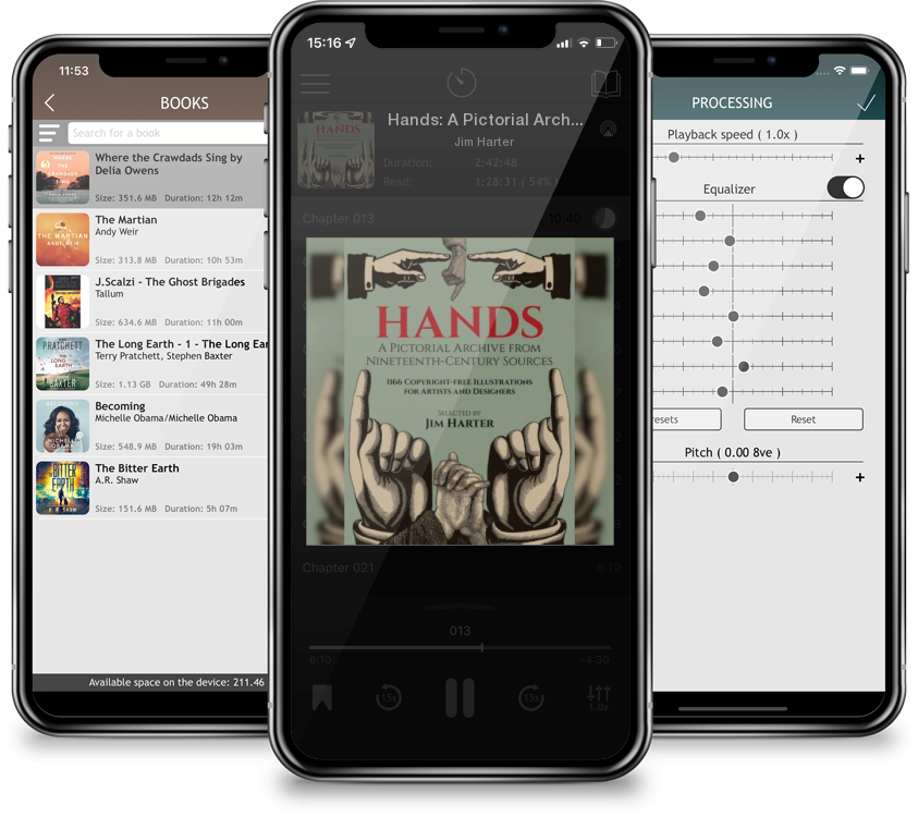 Audiobook Hands: A Pictorial Archive from Nineteenth-Century Sources (Dover Pictorial Archive) by Jim Harter