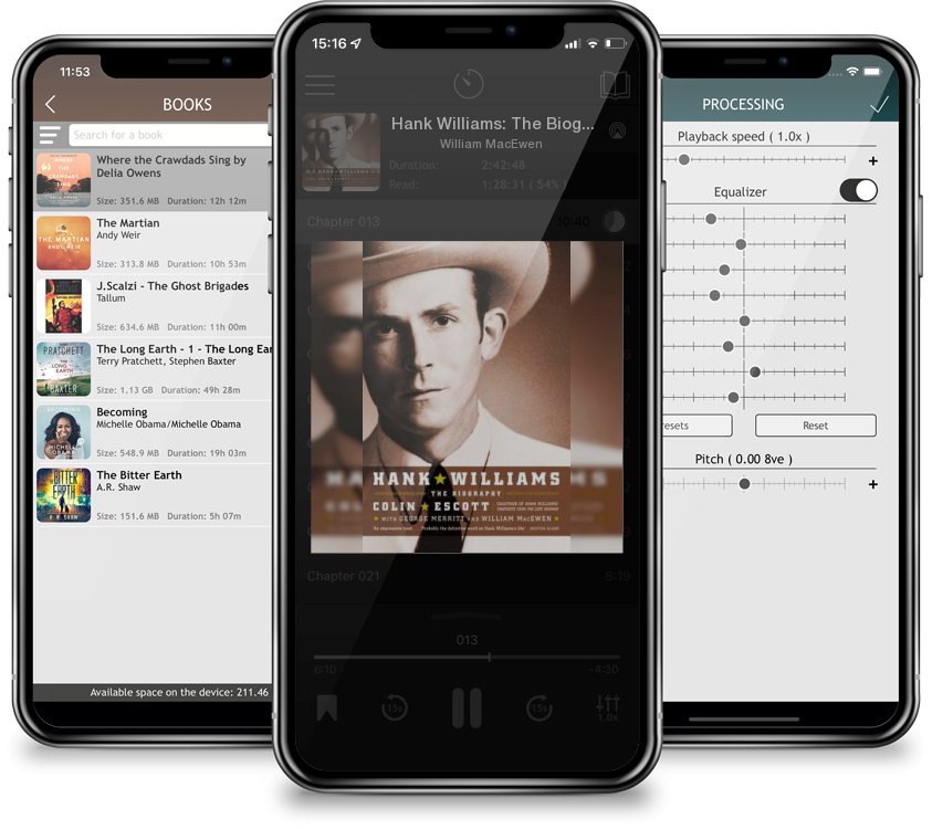 Audiobook Hank Williams: The Biography by William MacEwen