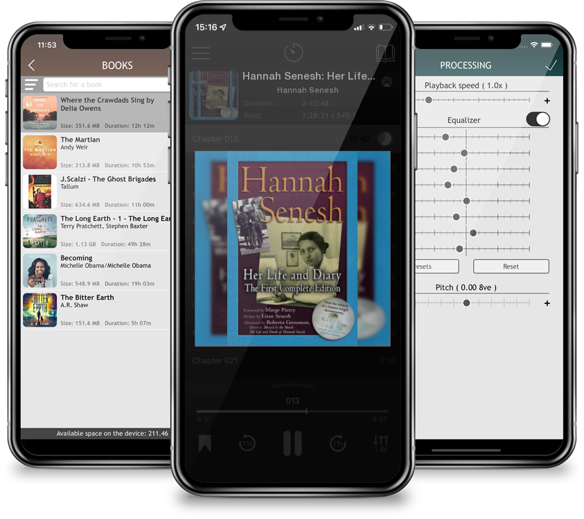 Listen Hannah Senesh: Her Life and Diary, the First Complete Edition by Hannah Senesh in MP3 Audiobook Player for free
