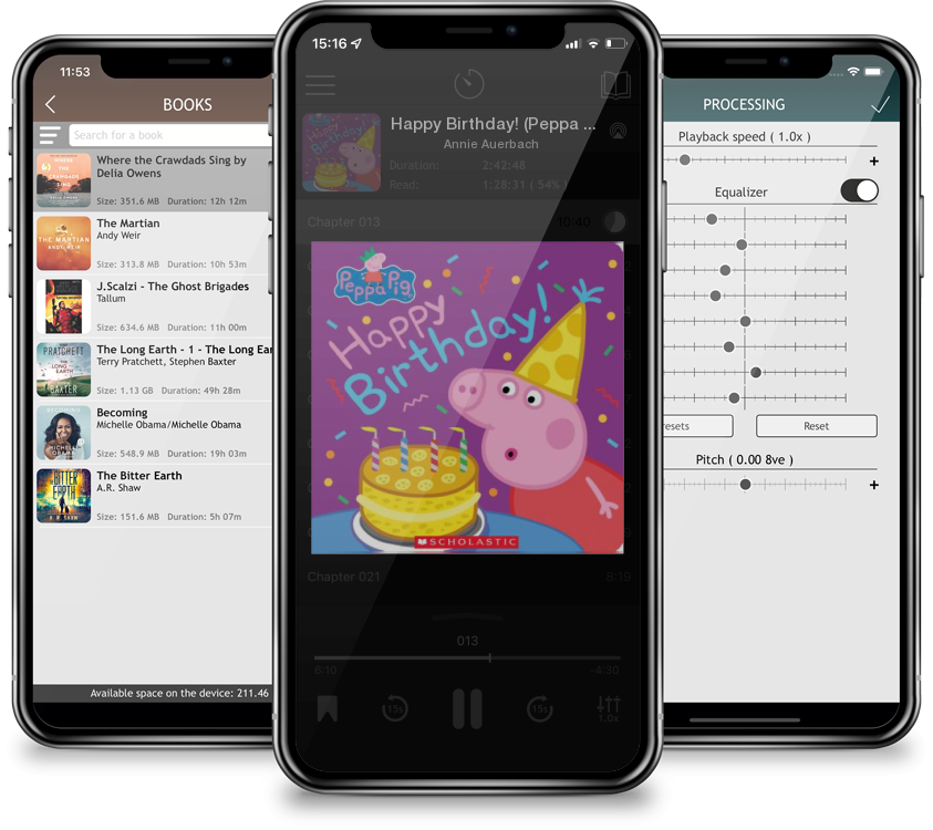 Audiobook Happy Birthday! (Peppa Pig) (Board book) by Annie Auerbach