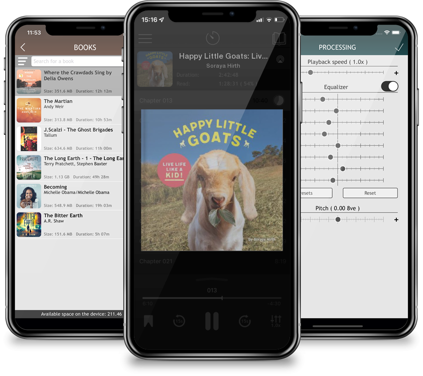 Audiobook Happy Little Goats: Live Life Like a Kid! (Cute Animal Books, Animal Photo Book, Farm Animal Books) by Soraya Hirth