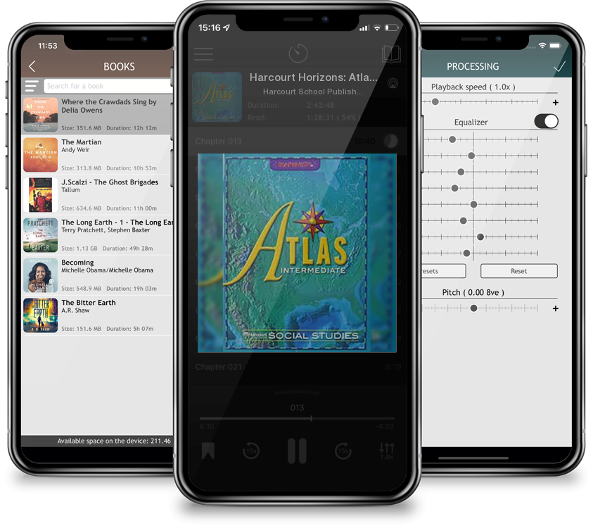 Audiobook Harcourt Horizons: Atlas, Intermediate Grades K-6 by Harcourt School Publishers