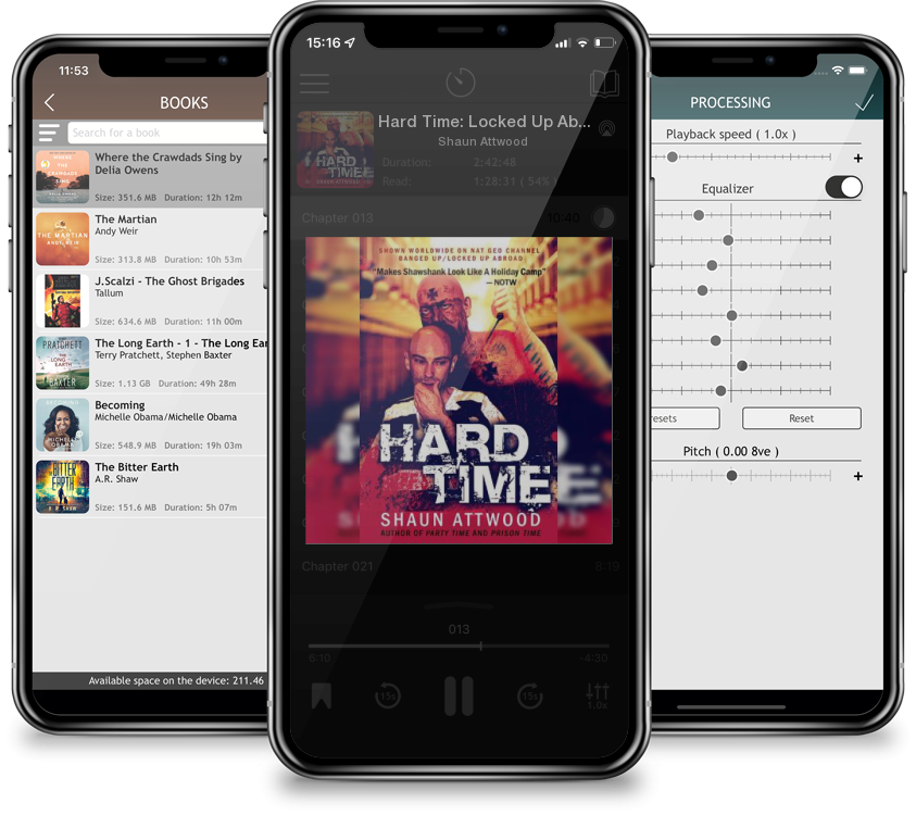 Audiobook Hard Time: Locked Up Abroad by Shaun Attwood