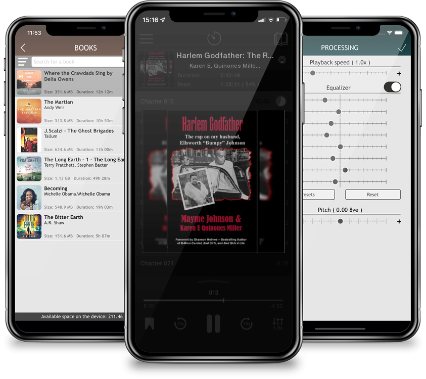 Audiobook Harlem Godfather: The Rap on My Husband, Ellsworth \