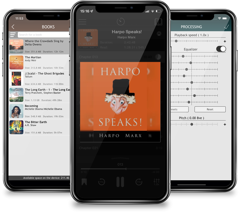 Audiobook Harpo Speaks! by Harpo Marx