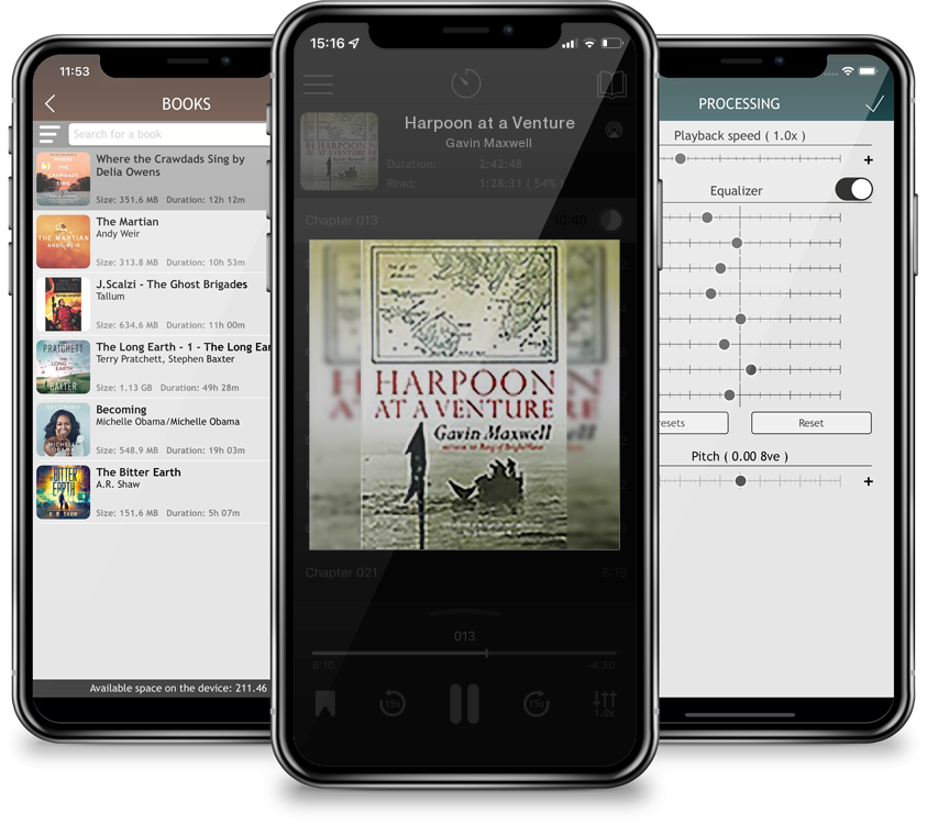 Listen Harpoon at a Venture by Gavin Maxwell in MP3 Audiobook Player for free
