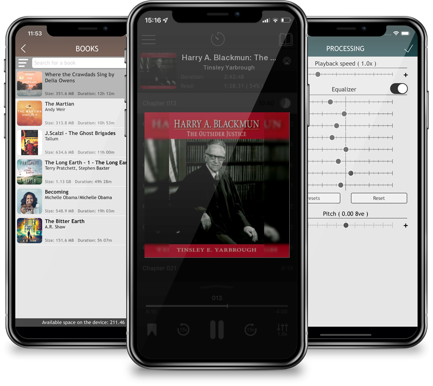 Audiobook Harry A. Blackmun: The Outsider Justice by Tinsley Yarbrough