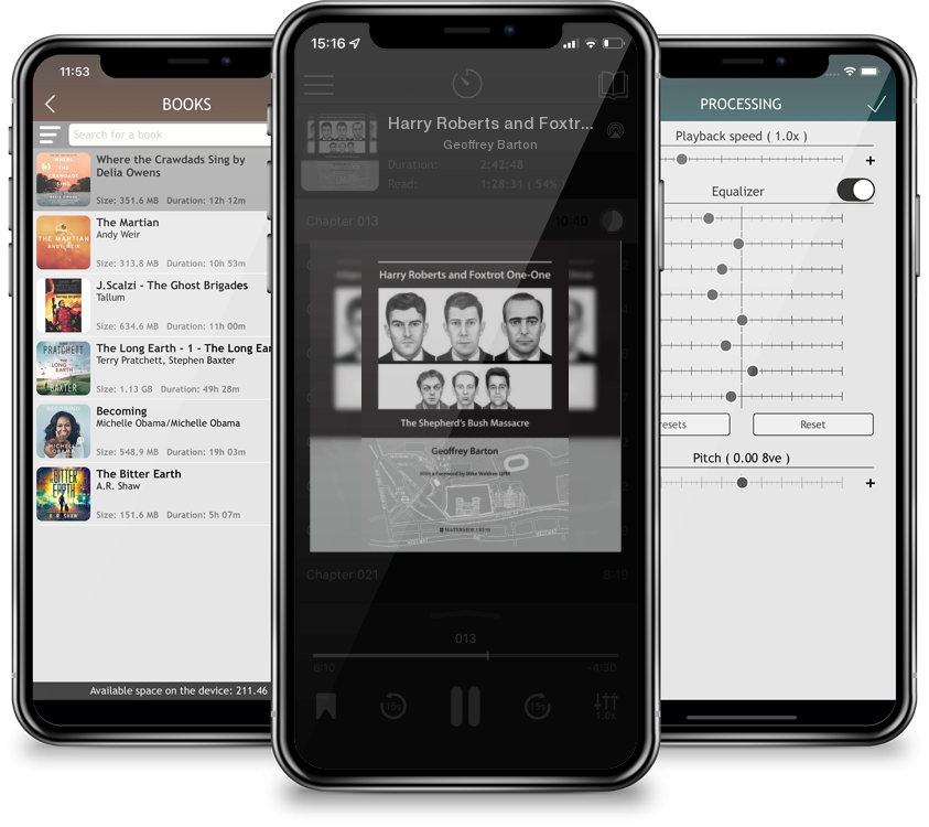 Audiobook Harry Roberts and Foxtrot One-One: The Shepherd\'s Bush Massacre by Geoffrey Barton