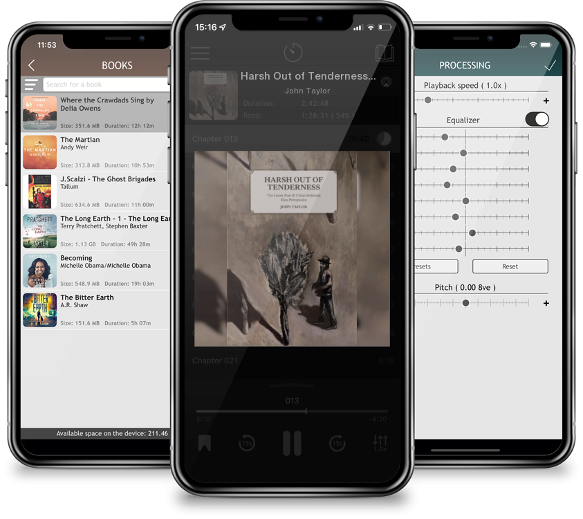 Audiobook Harsh Out of Tenderness: The Greek Poet and Urban Folklorist Elias Petropoulos by John Taylor