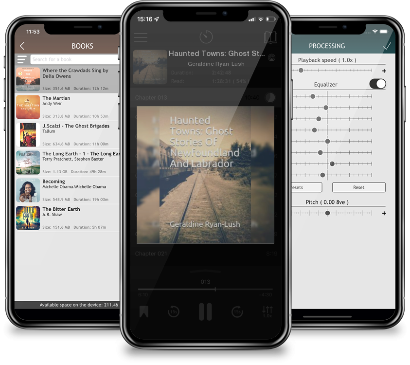 Audiobook Haunted Towns: Ghost Stories Of Newfoundland And Labrador by Geraldine Ryan-Lush