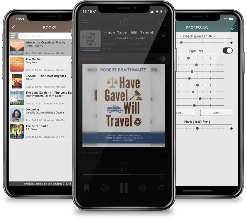 Audiobook Have Gavel, Will Travel: A National Park Judge Reflects on Truth, Justice, and Why Every Juror Deserves a Donut by Robert Braithwaite