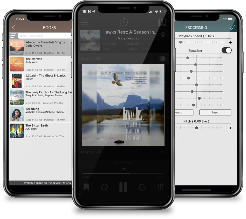 Audiobook Hawks Rest: A Season in the Remote Heart of Yellowstone by Gary Ferguson